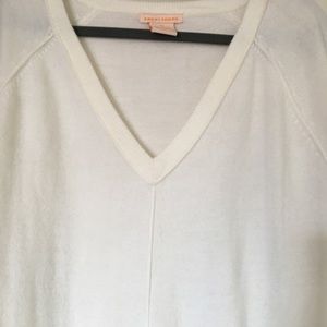 Sweet Romeo Ivory V Neck Sweater